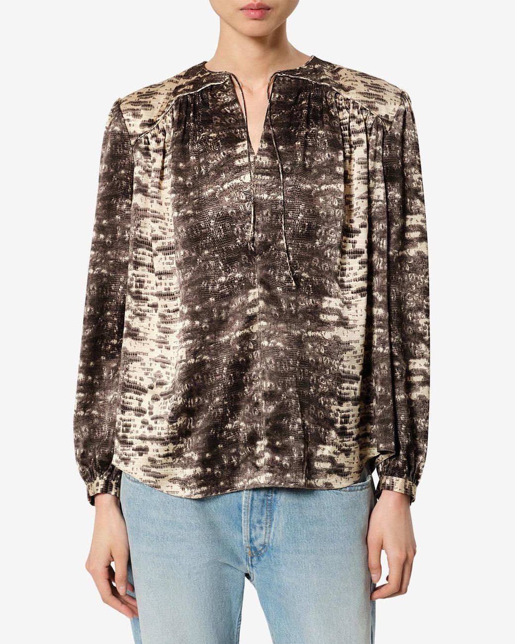 Isabel Marant White Laraya Silk Blouse