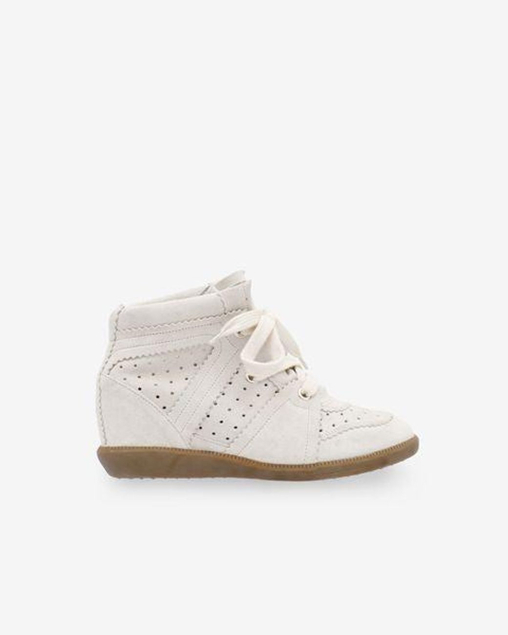 Isabel Marant White Bobby Sneakers