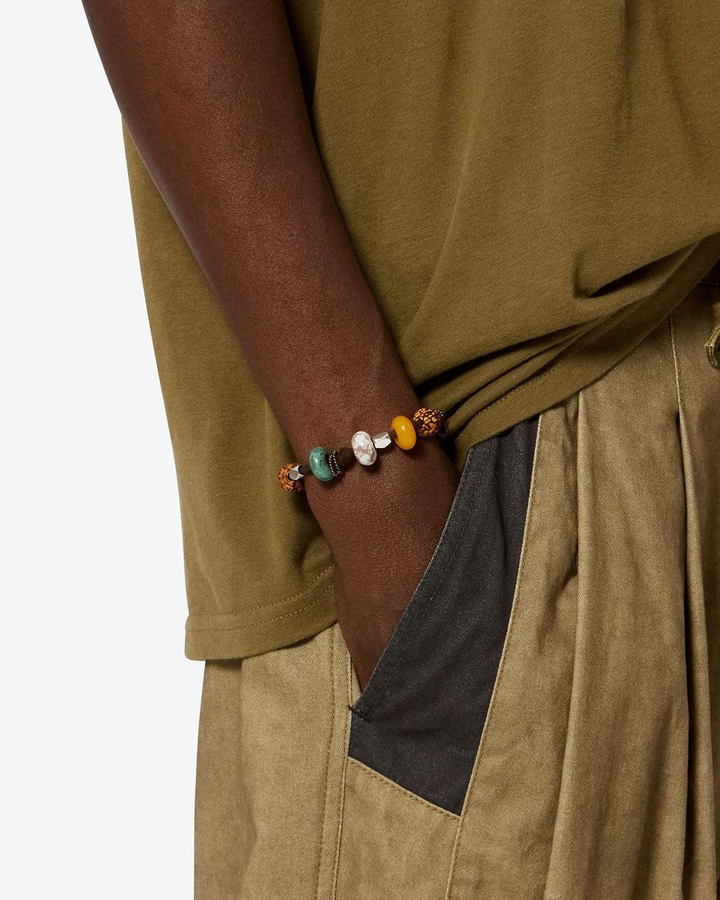 Isabel Marant Green Willow Bracelet for men