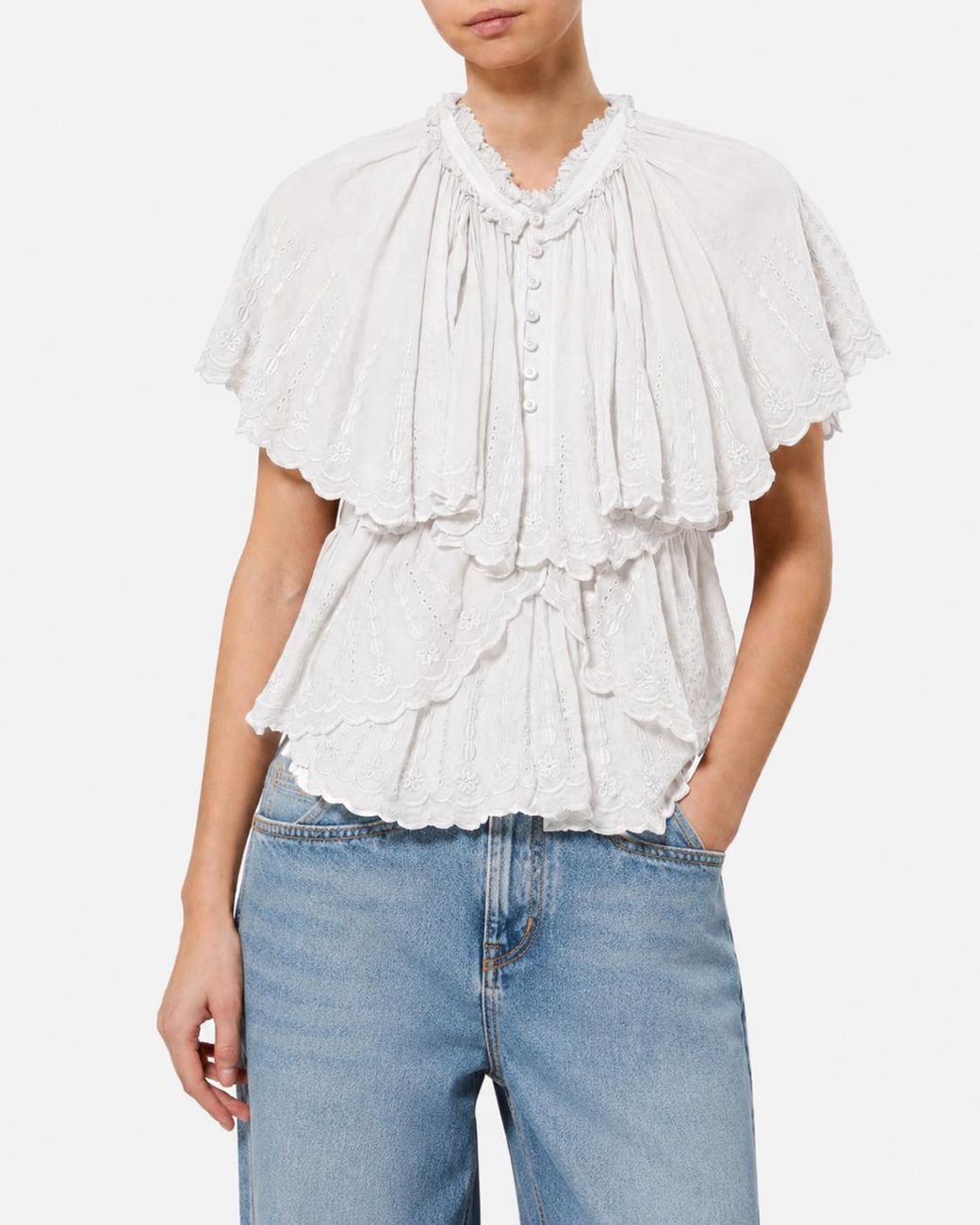 Isabel Marant White Lorna Top