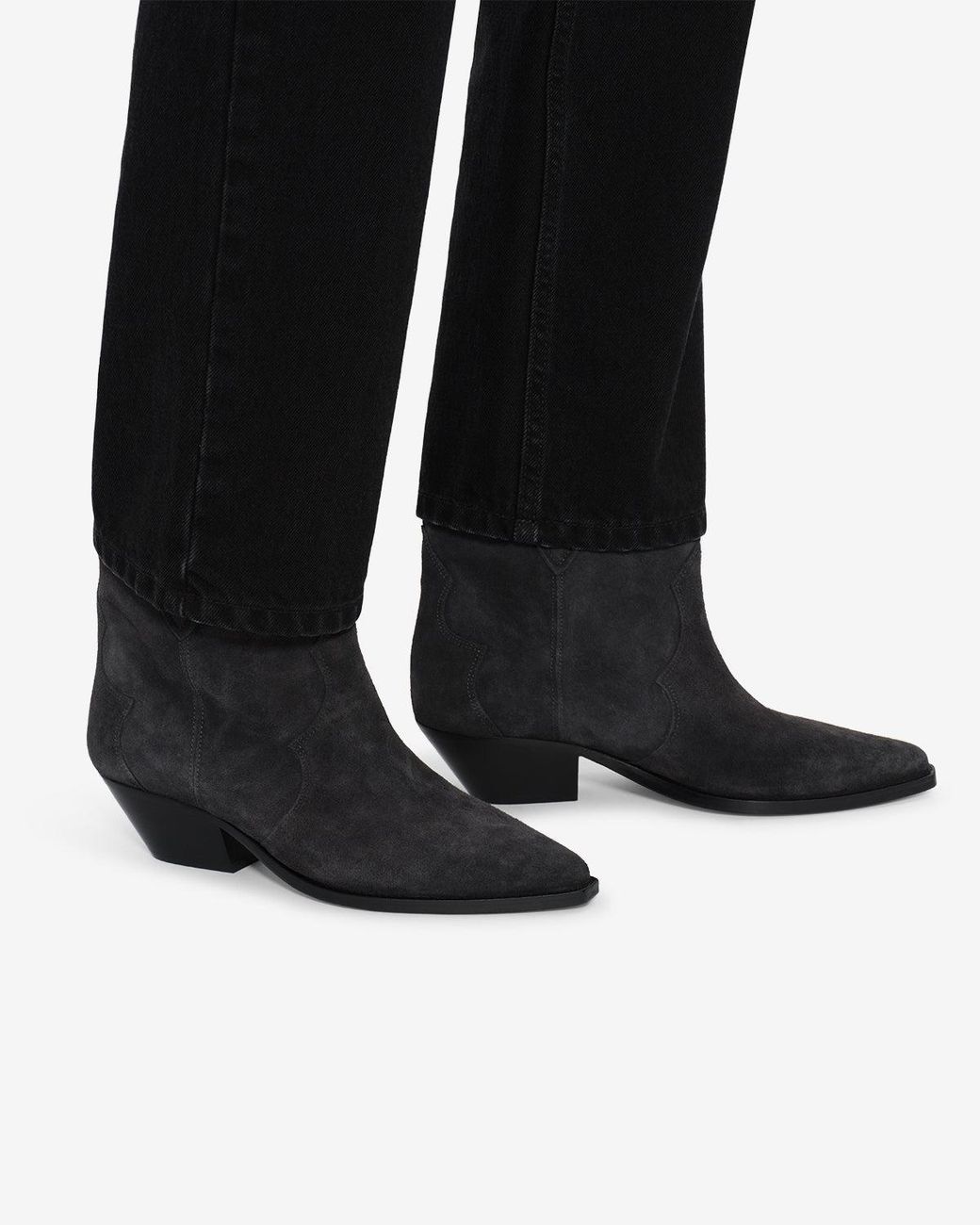 Isabel Marant Blue Dewina Ankle Boots