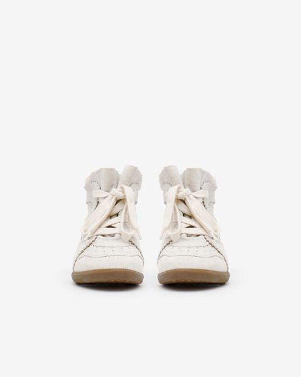 Isabel Marant White Bobby Sneakers