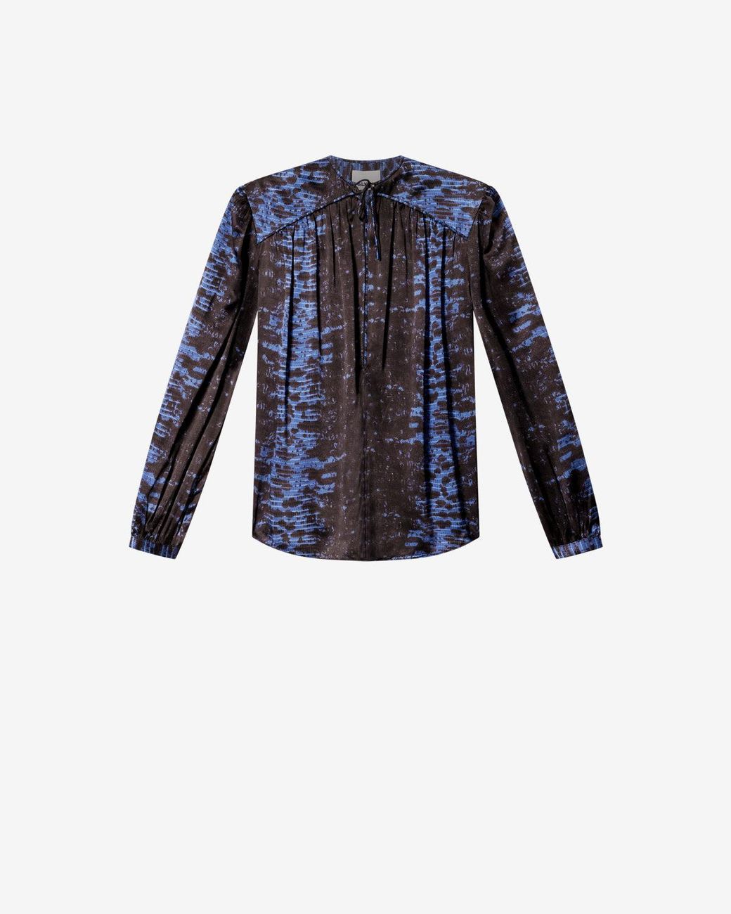 Isabel Marant Blue Laraya Silk Blouse