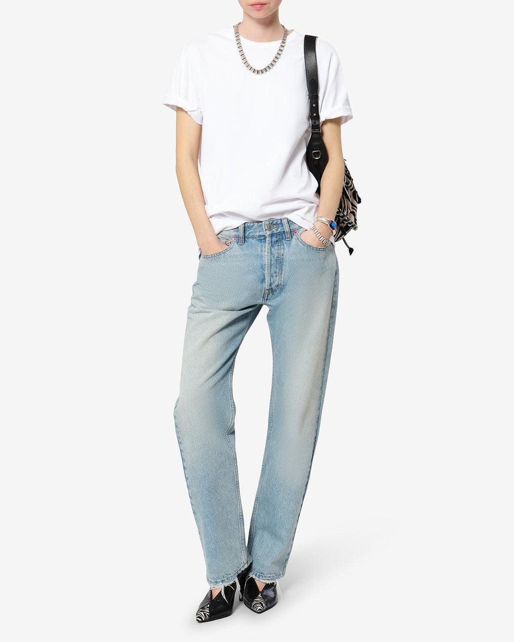 Isabel Marant White Zewel T-Shirt