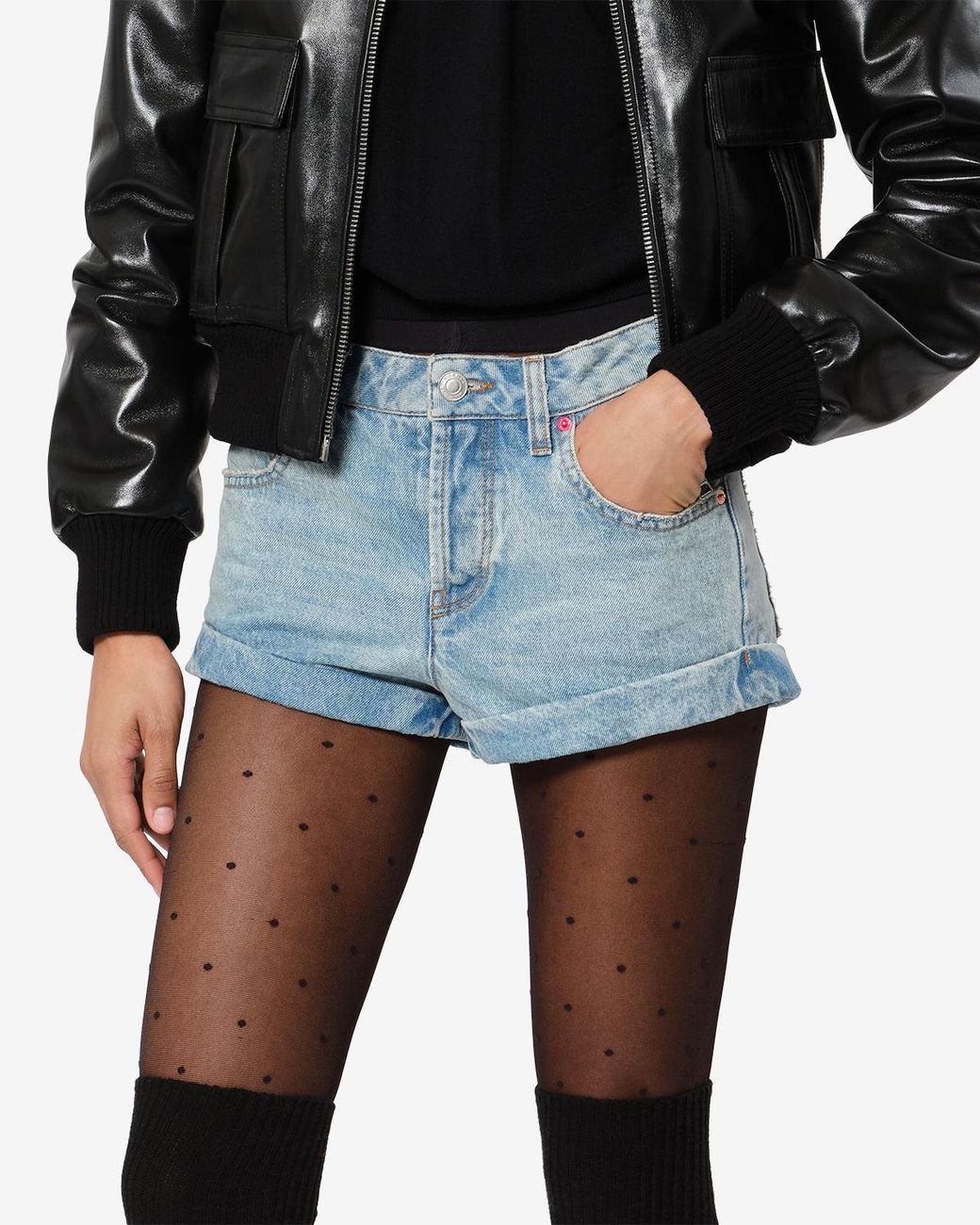 Isabel Marant Blue Diloa Denim Shorts