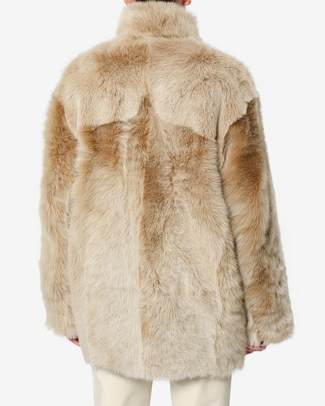 Isabel Marant Natural Rema Shearling Coat