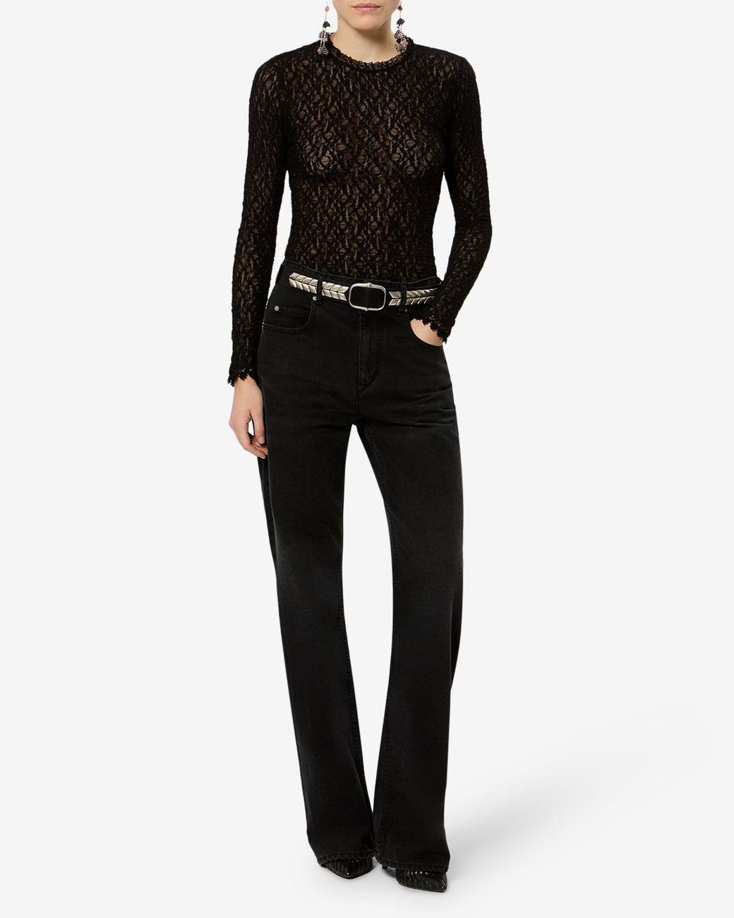Isabel Marant Black Brany Top