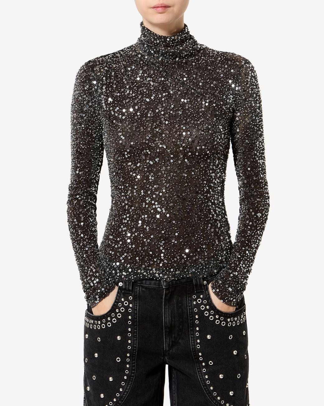 Isabel Marant Black Lou Top