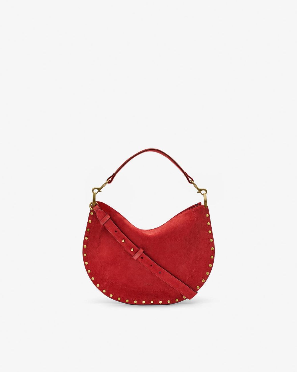 Borsa Oskan Soft Zip di Isabel Marant in Red