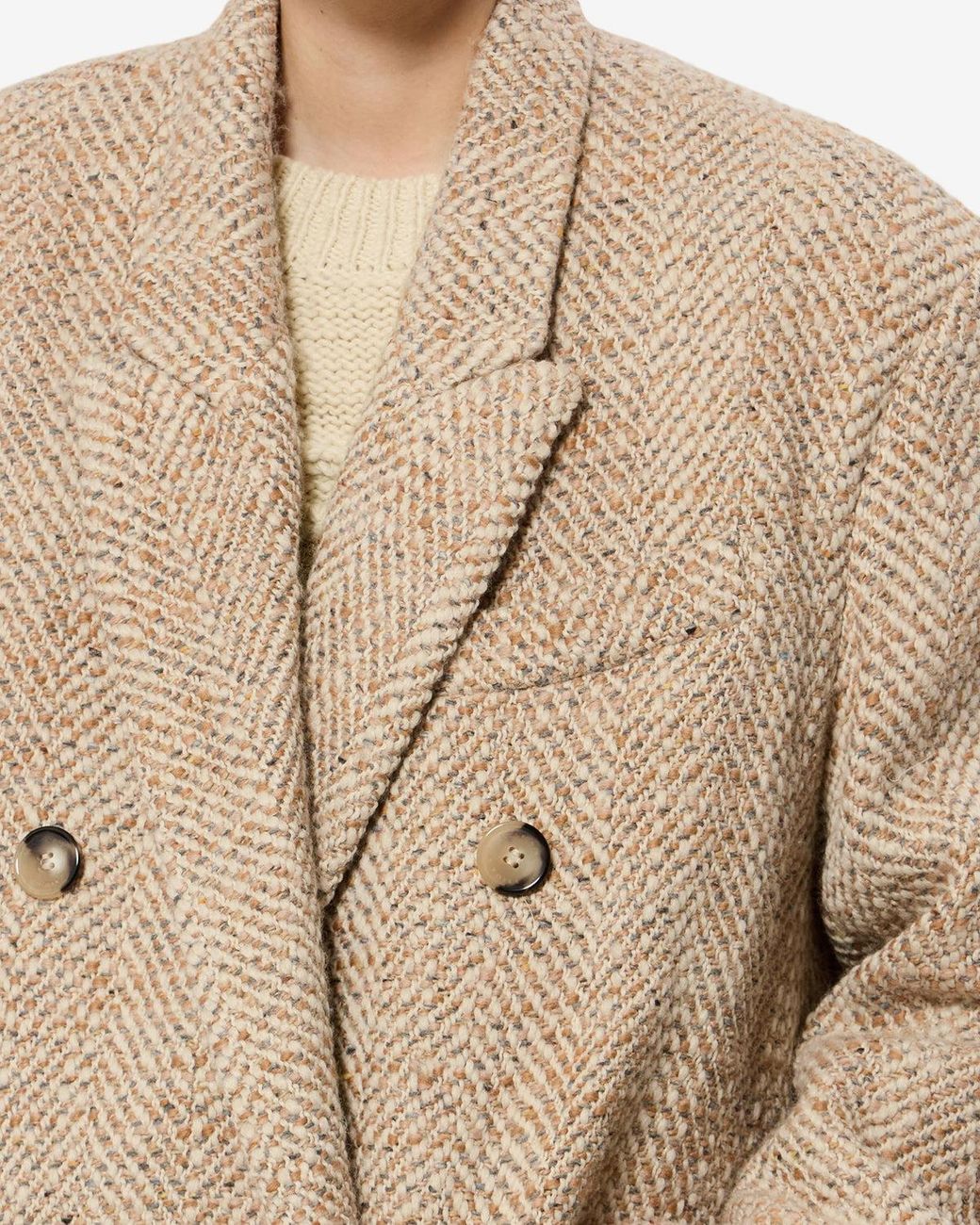 Isabel Marant Natural Pilda Coat