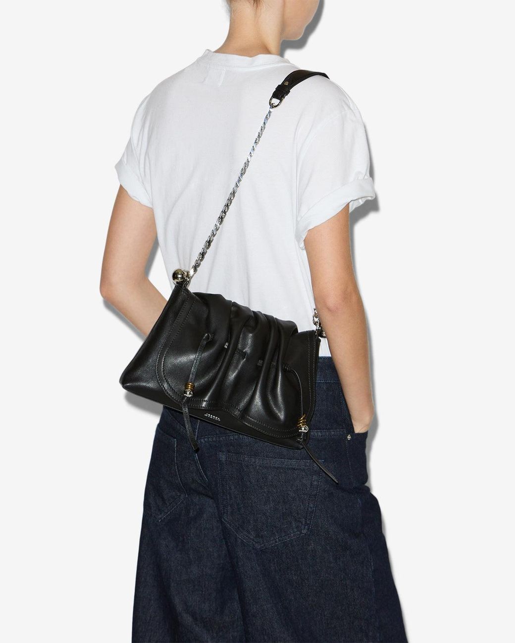 Isabel Marant White Bolton Pouch Bag