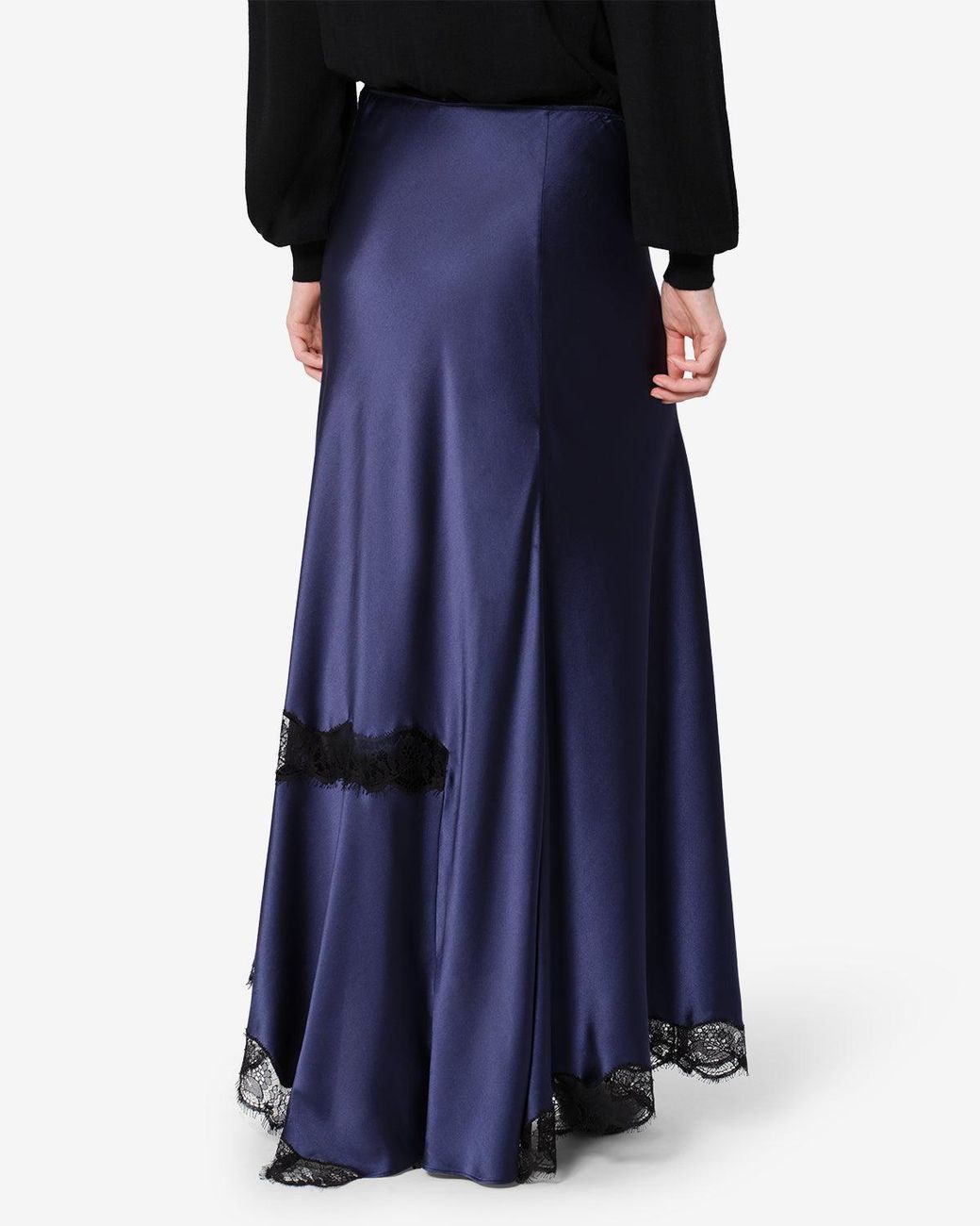Isabel Marant Blue Alexandra Silk Skirt