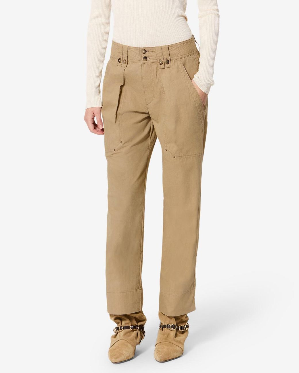 Isabel Marant Natural Amandine Pants