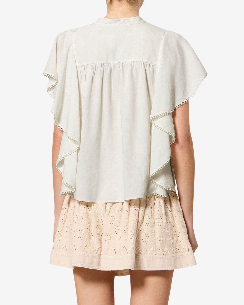 Isabel Marant White Marlie Top