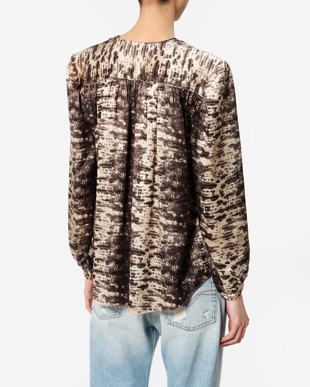 Isabel Marant White Laraya Silk Blouse
