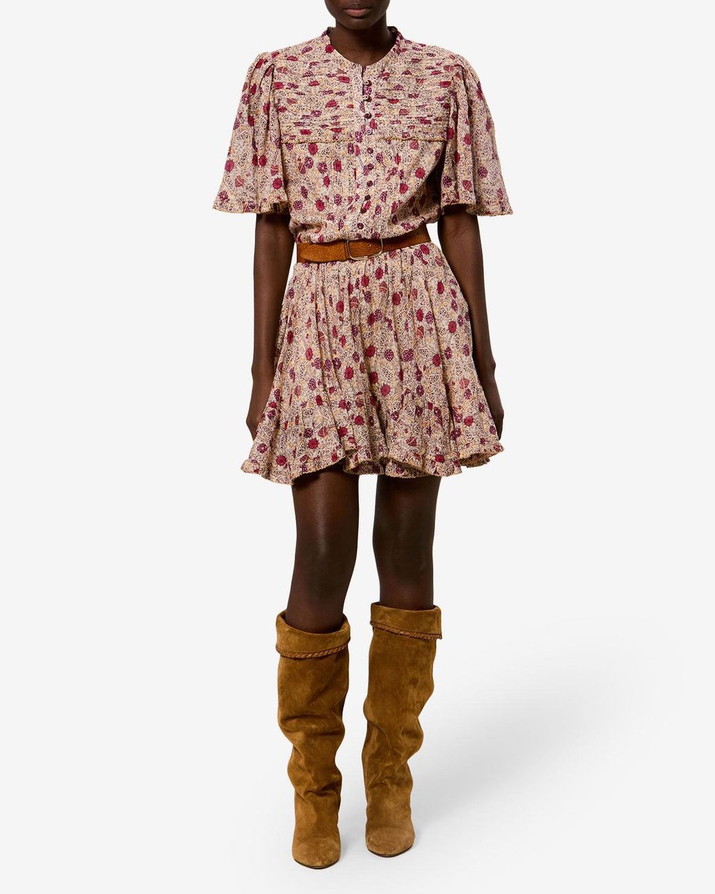 Isabel Marant Pink Daynia Dress