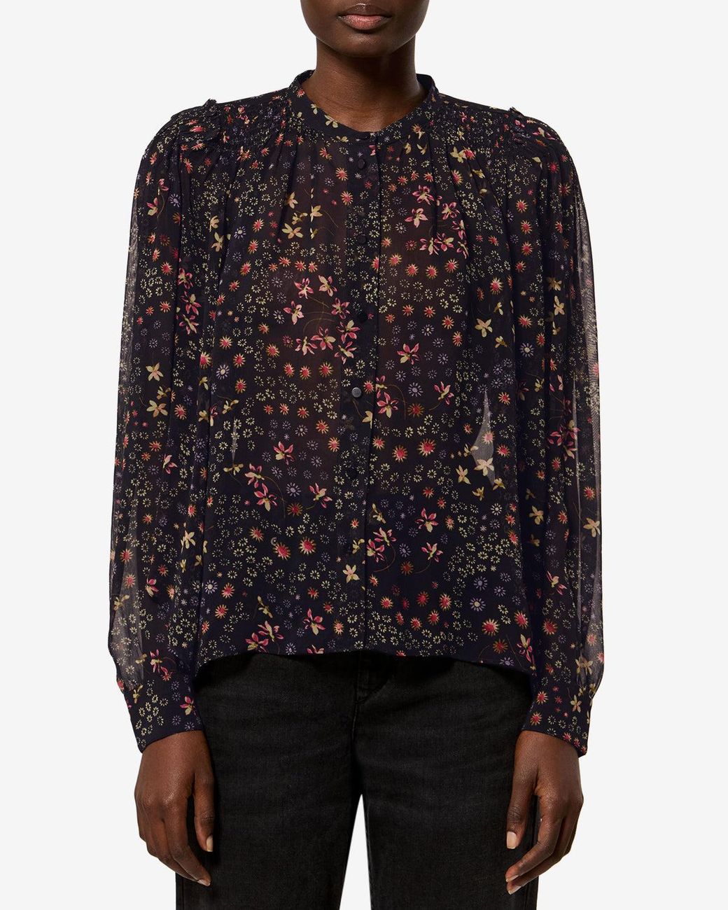 Isabel Marant Black Florine Blouse