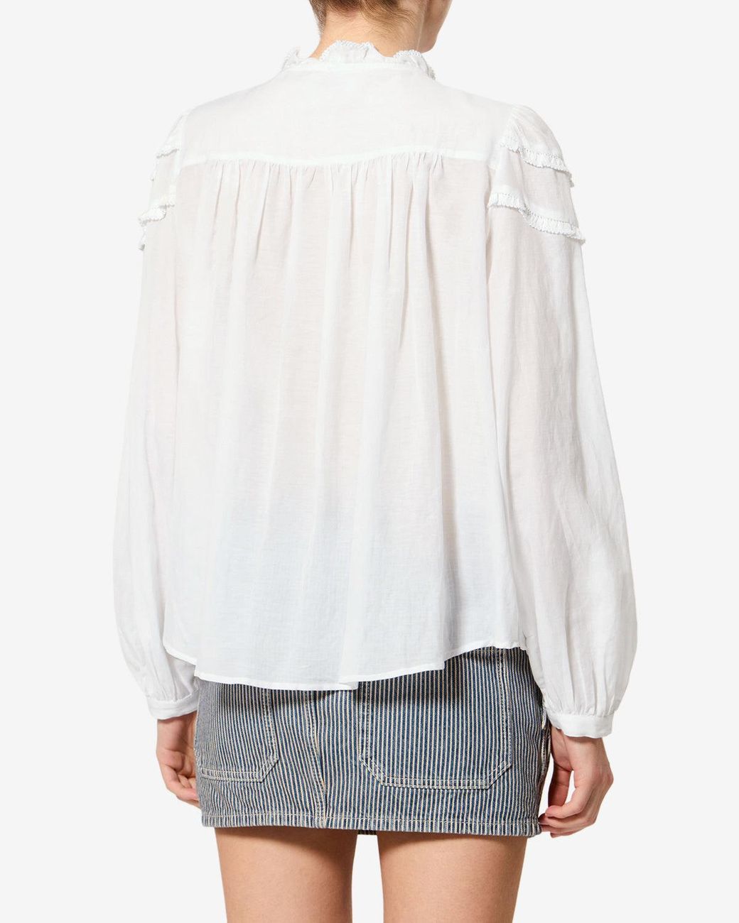 Isabel Marant White Christa Blouse