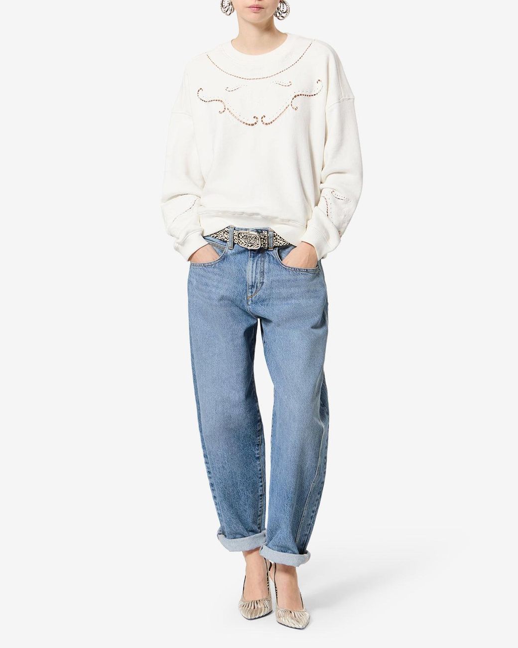 Isabel Marant Blue Oriane Jeans