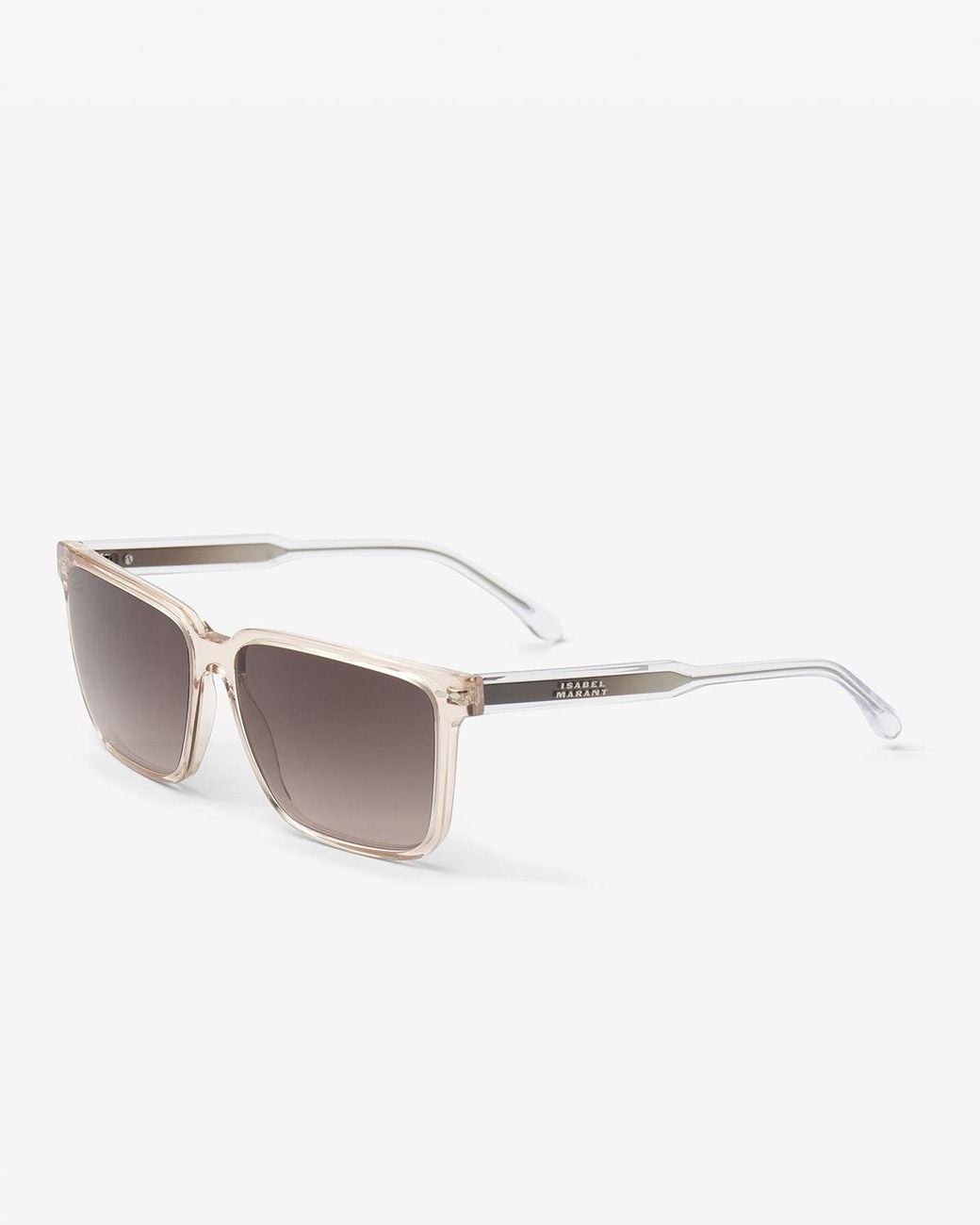 Isabel Marant White Priya Squared Sunglasses