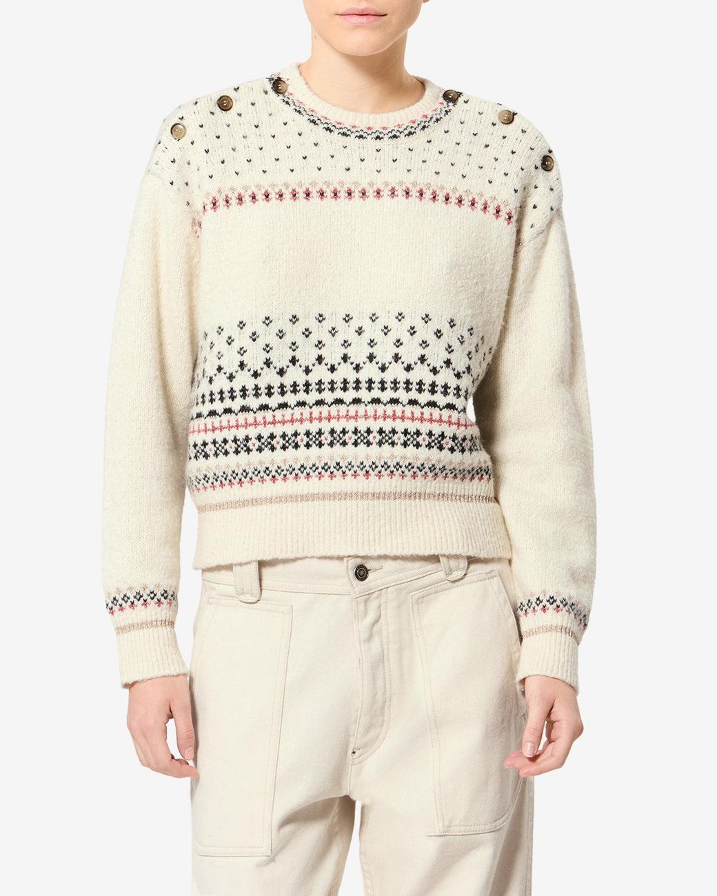 Isabel Marant White Zury Sweater