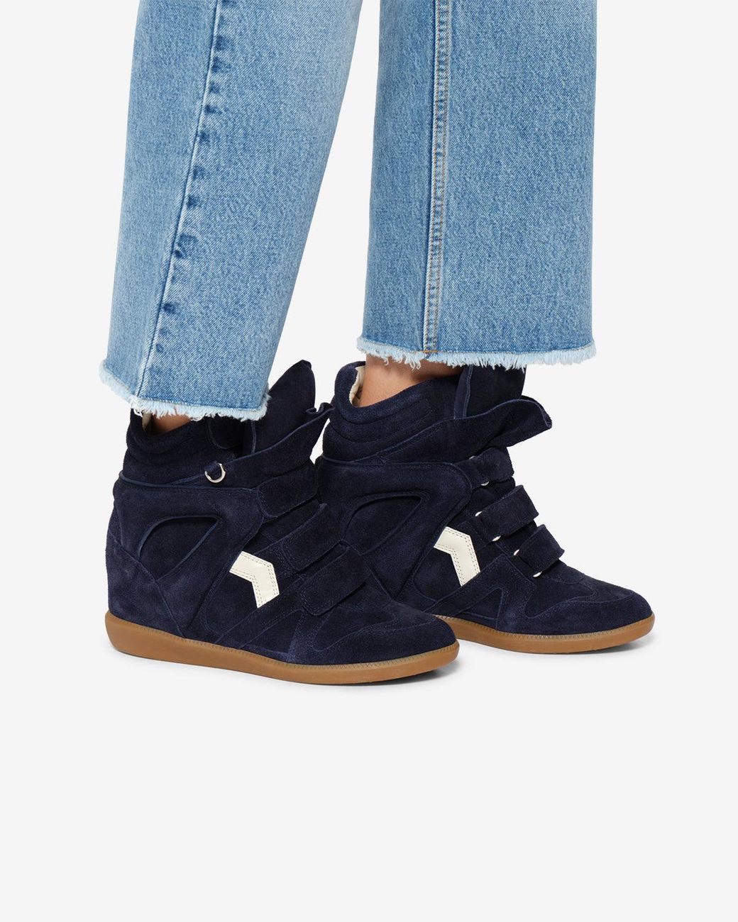 Isabel Marant Blue Bekett Ring Sneakers