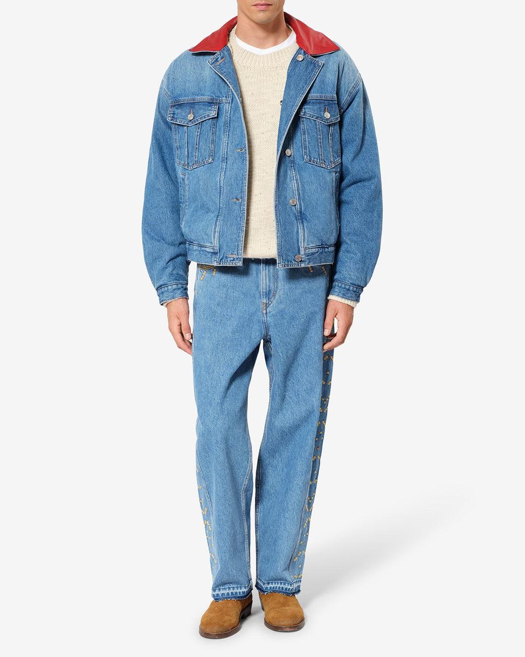 Isabel Marant Blue Jorian Jeans for men