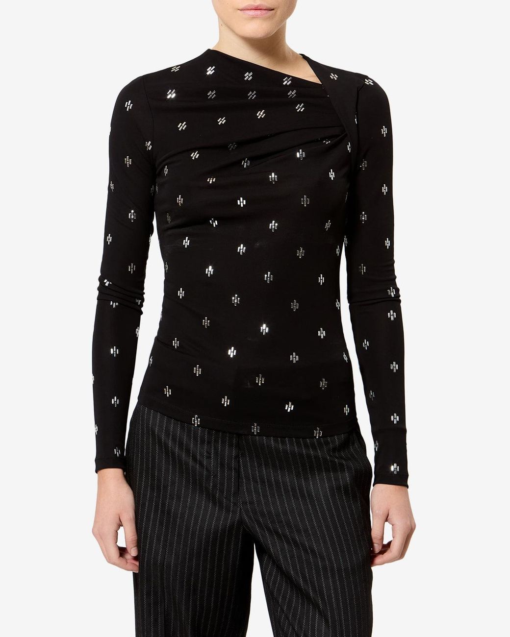 Isabel Marant Black Myza Top