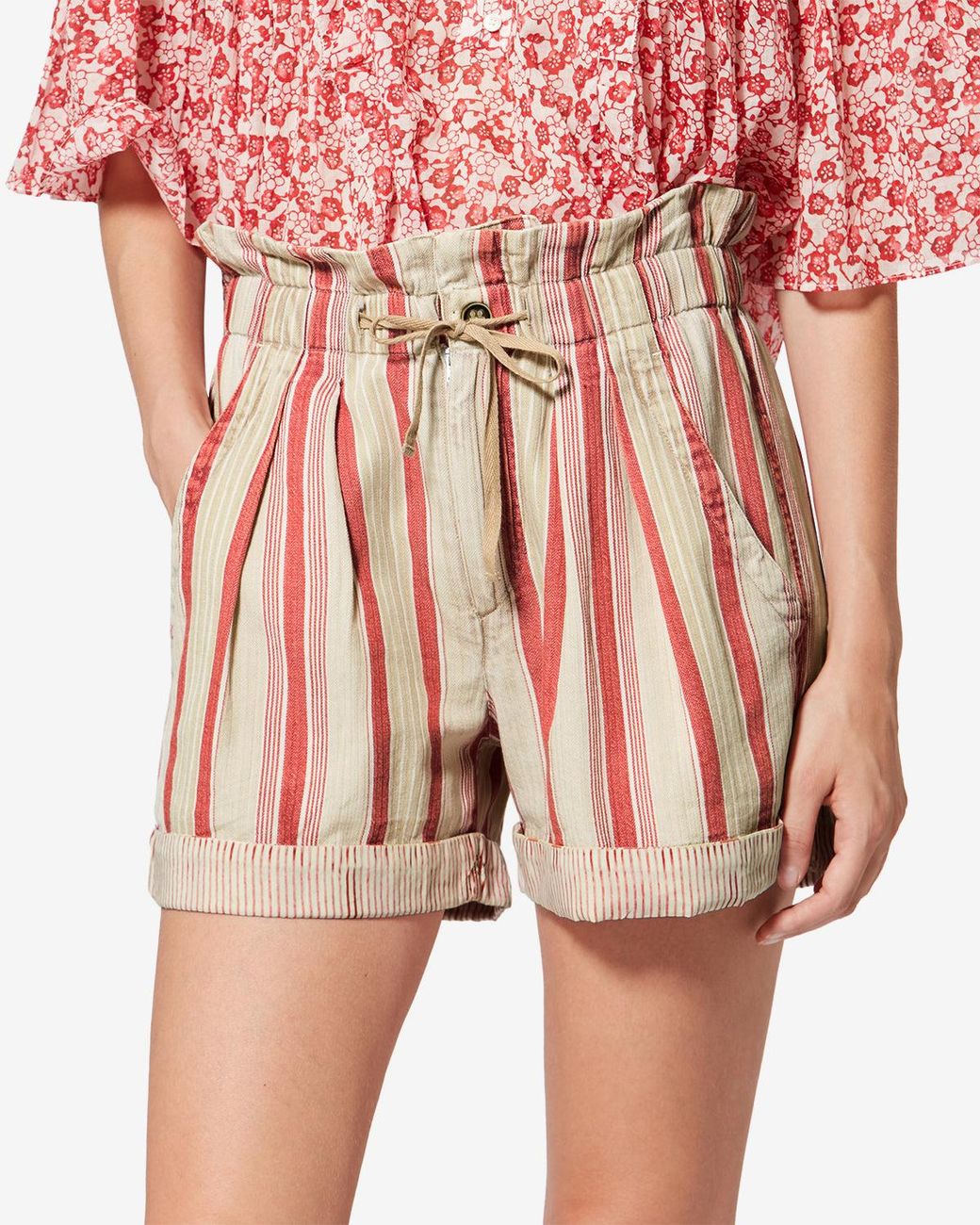 Isabel Marant White Nirma Shorts