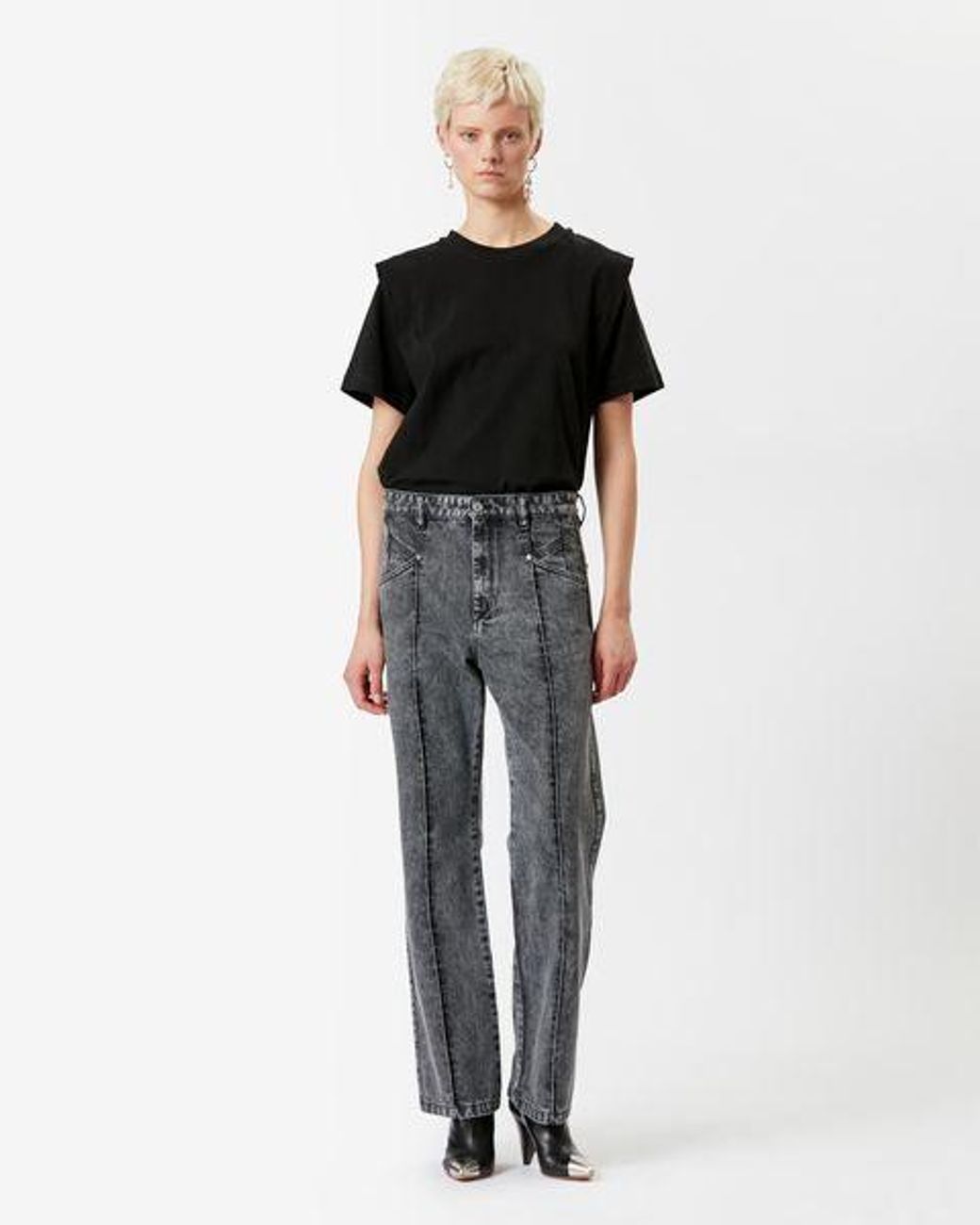 Isabel Marant Black Zelitos T-Shirt