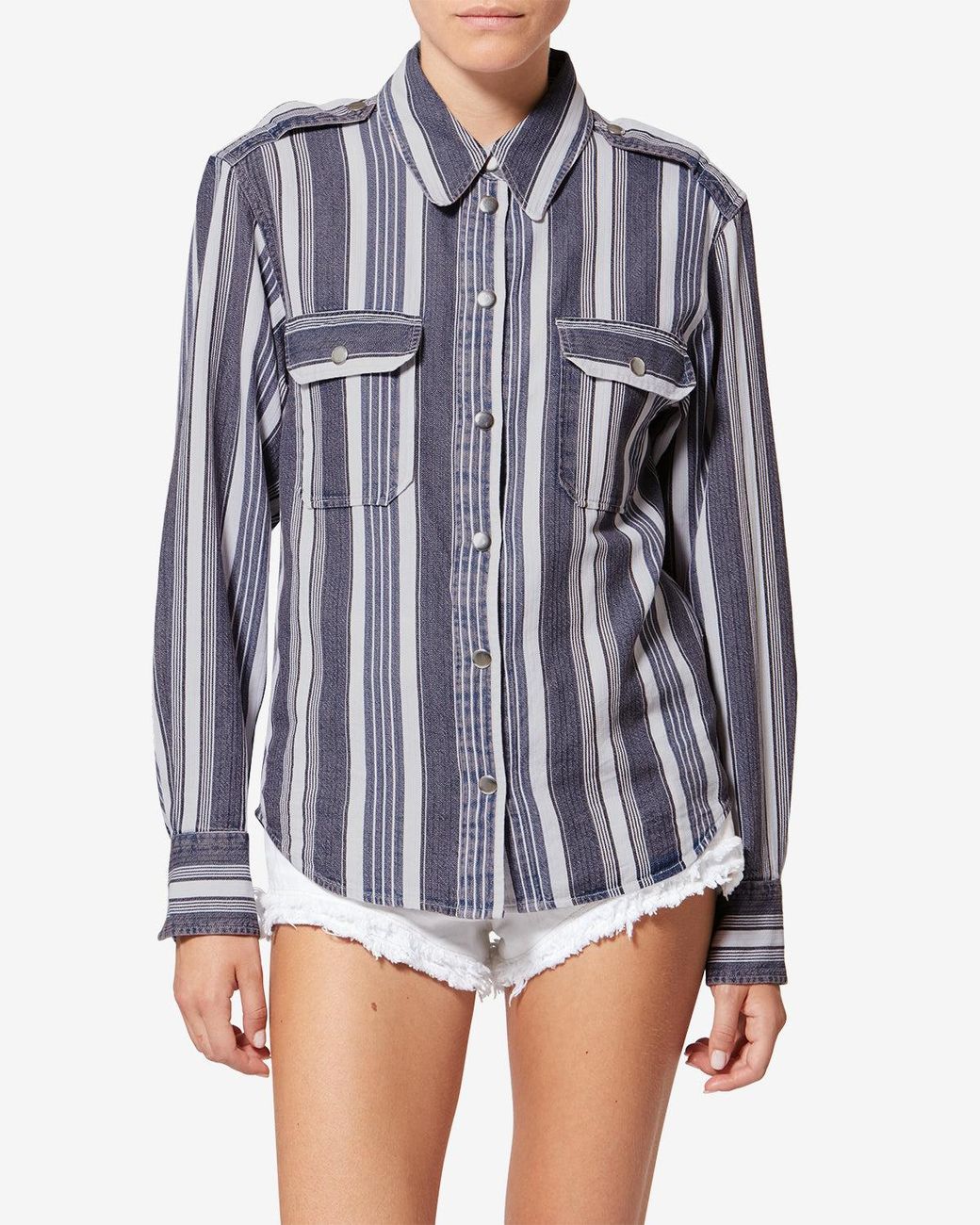 Isabel Marant Blue Gelva Shirt