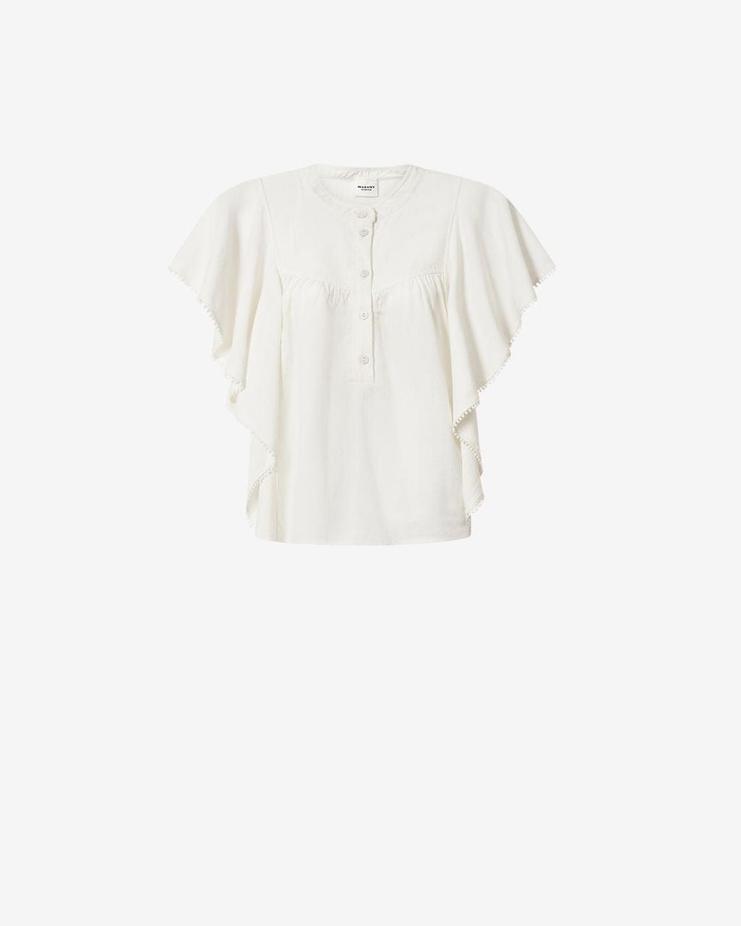 Isabel Marant White Marlie Top