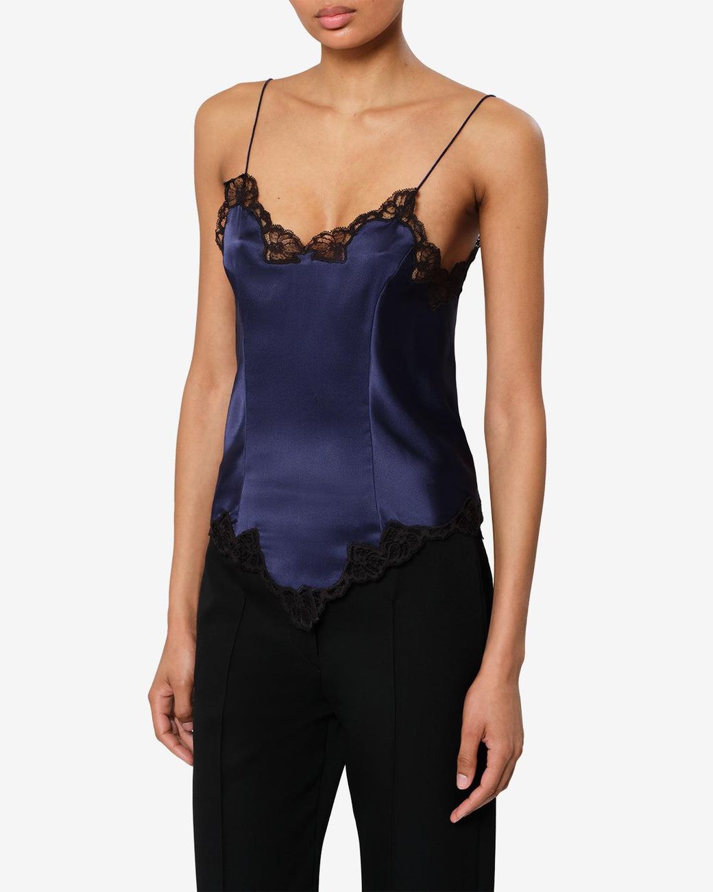Isabel Marant Blue Amael Silk Top