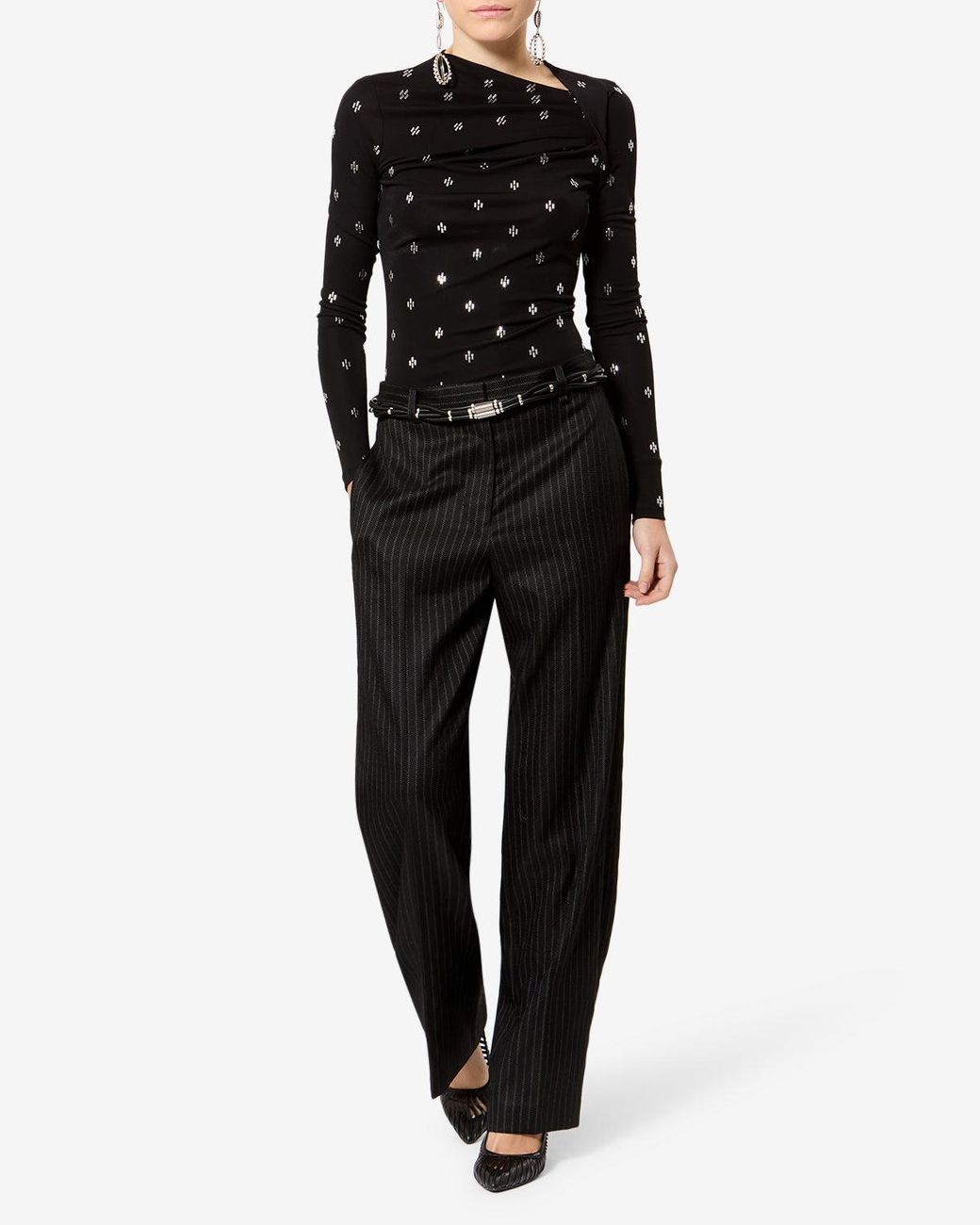 Isabel Marant Black Myza Top