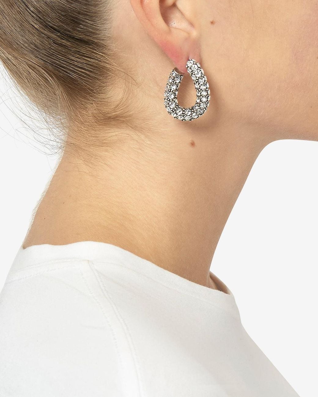 Isabel Marant Black Funky Ring Earrings