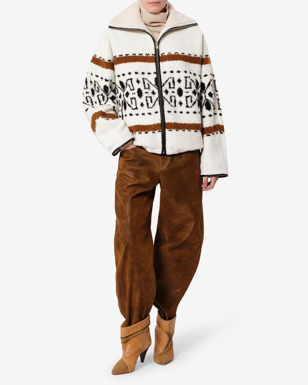 Isabel Marant White Lijka Coat
