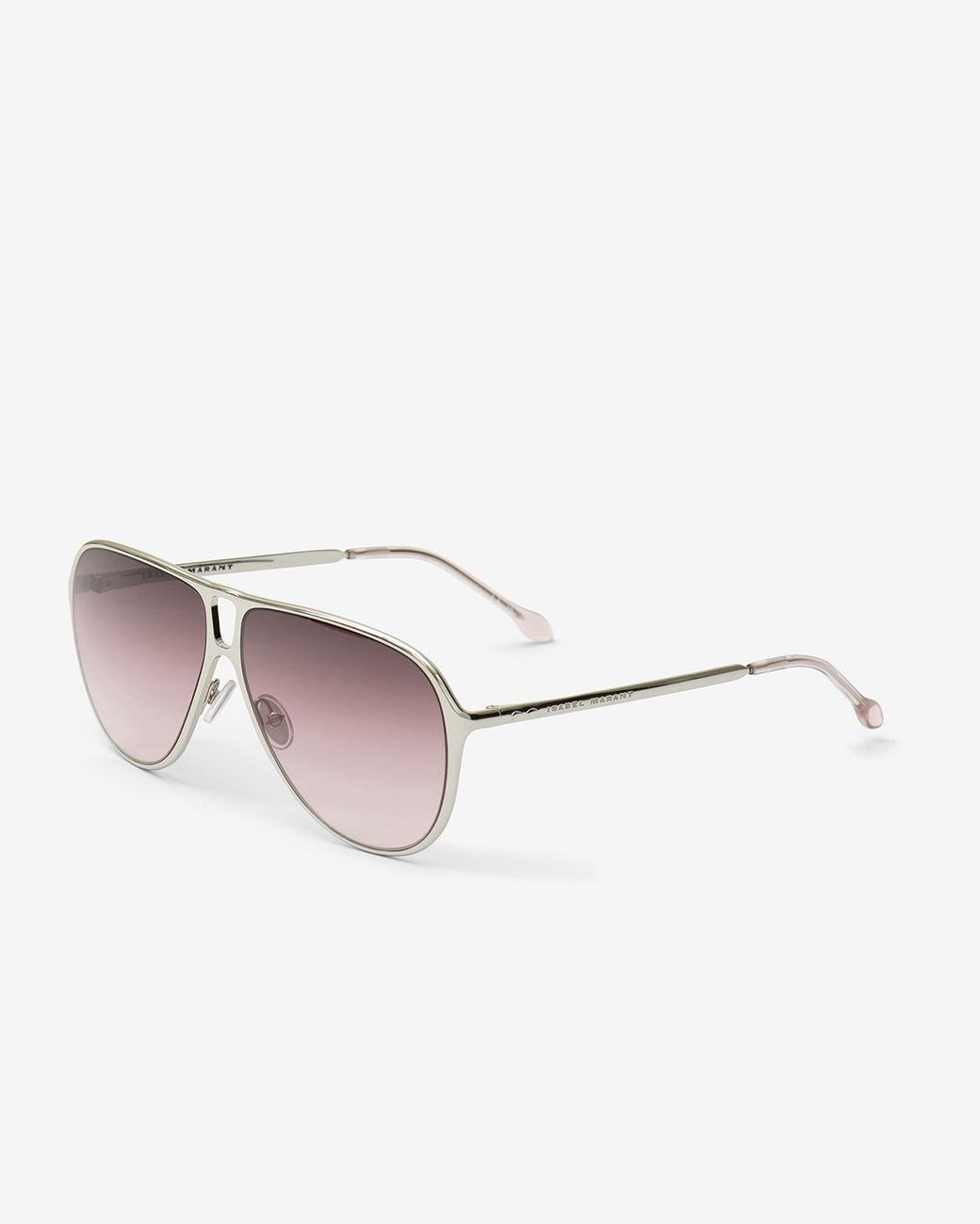 Isabel Marant White Sonnenbrille Aviator Haylo
