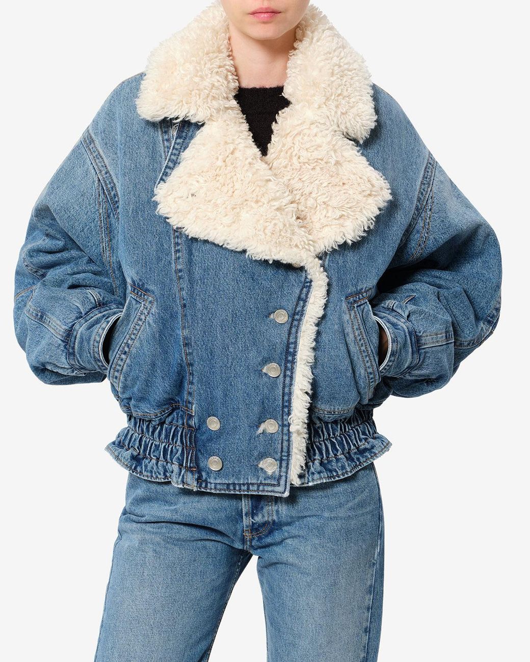 Isabel Marant Blue Valineo Denim Jacket