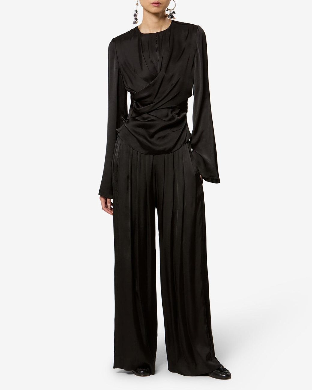 Isabel Marant Black Nolia Pants