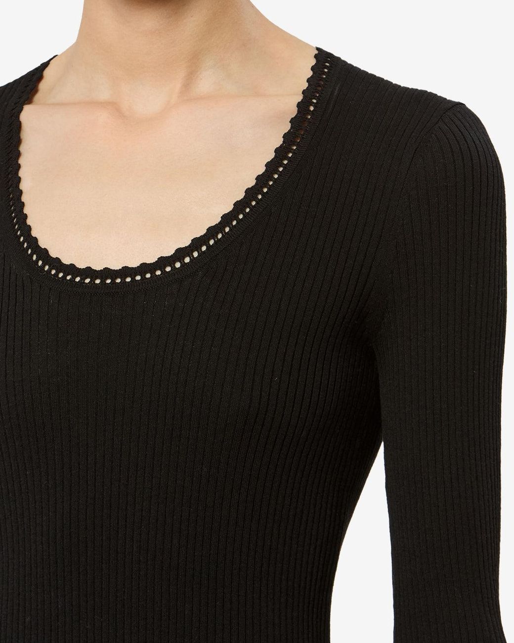 Jersey Selenie De Seda Isabel Marant de color Black