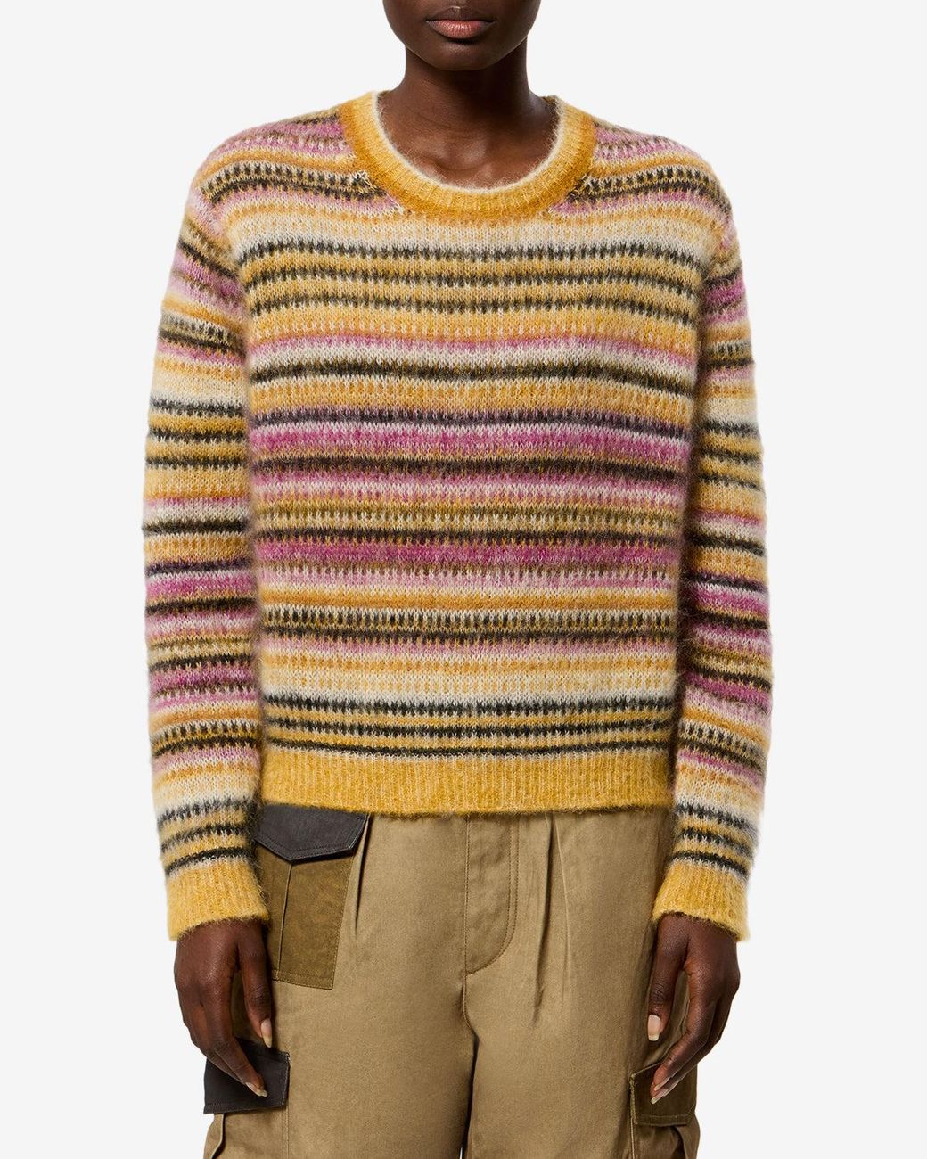 Isabel Marant White Morine Mohair Sweater