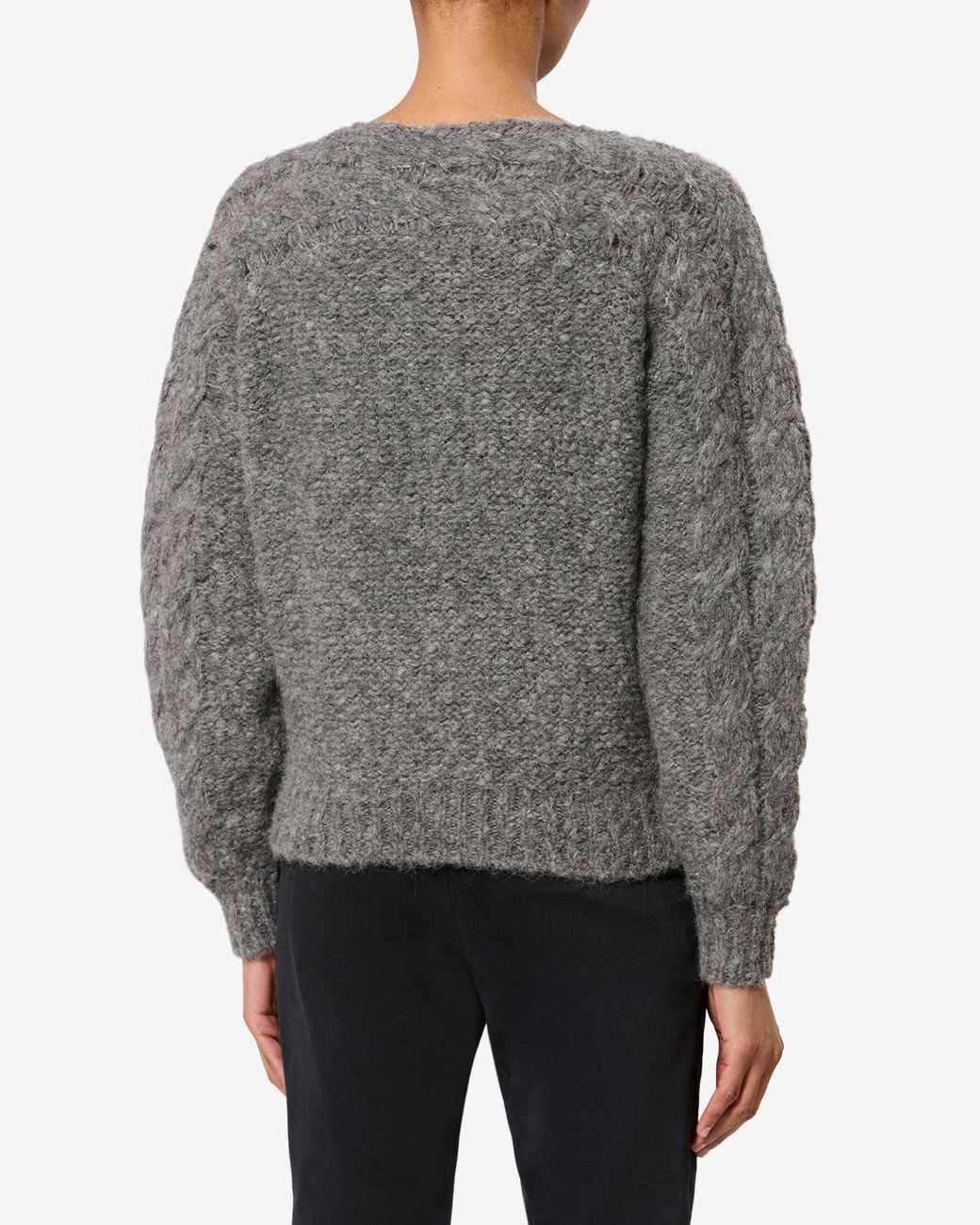 Isabel Marant Gray Ponara Wool Sweater