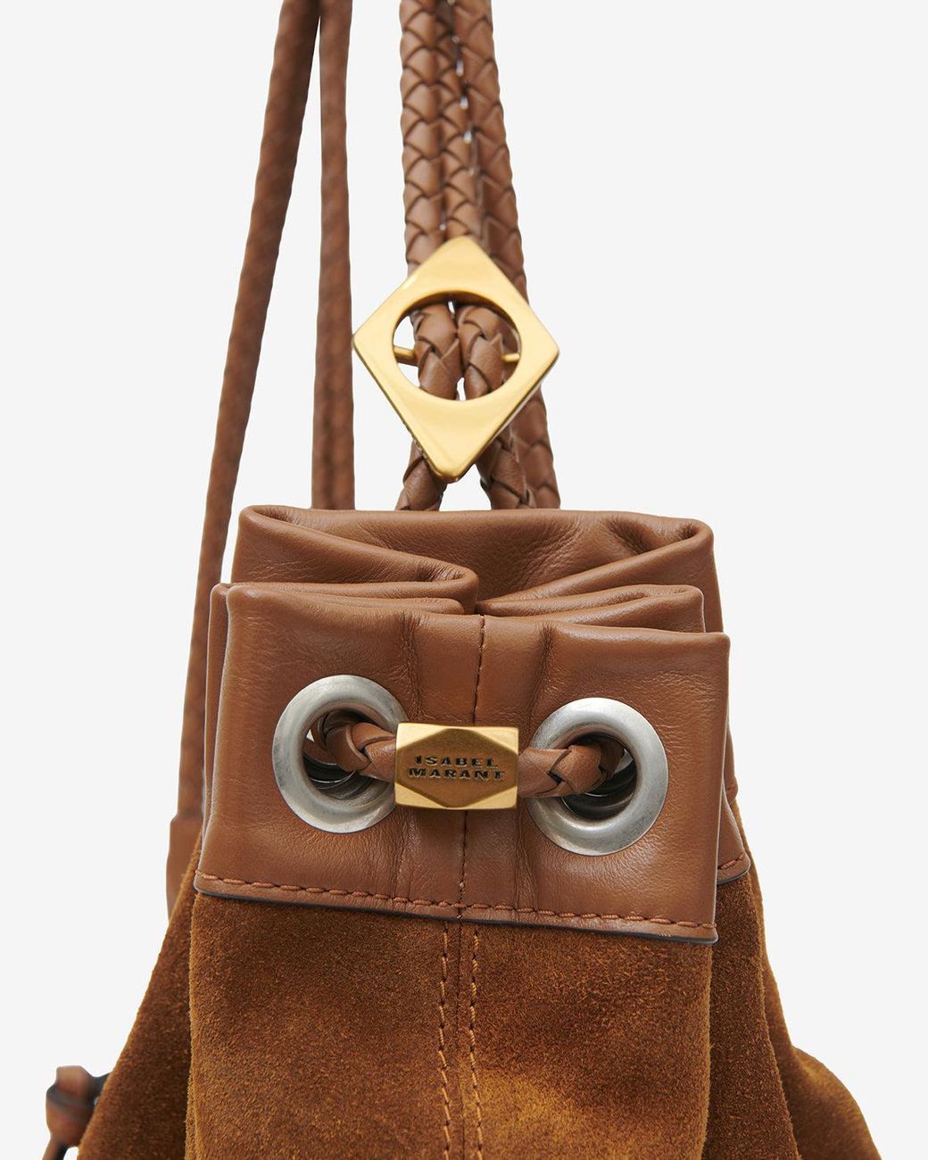 Isabel Marant Brown Maia Medium Suede Bag