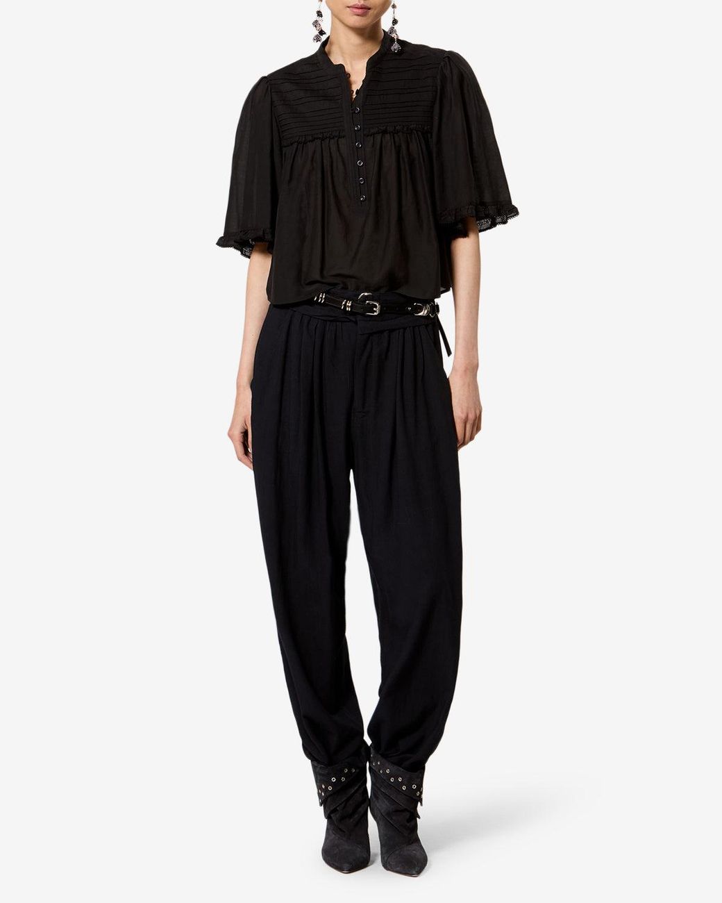 Isabel Marant Black Celia Pants