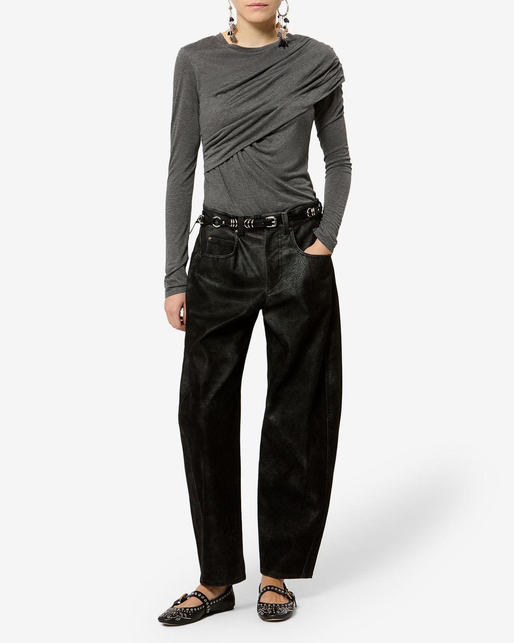 Isabel Marant Black Belky Pants