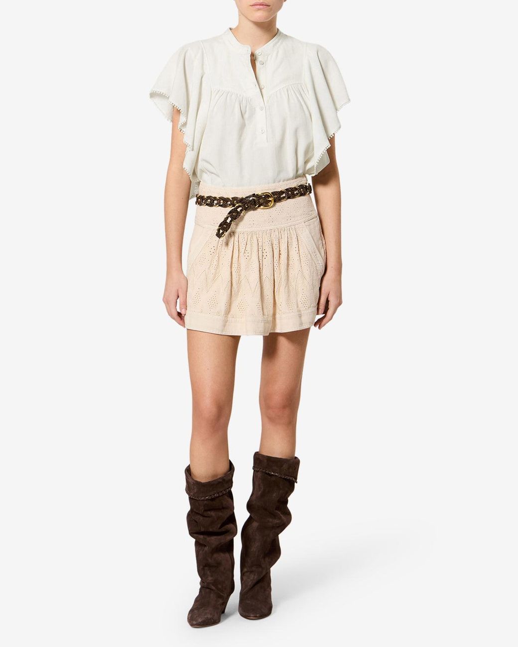 Isabel Marant White Marlie Top