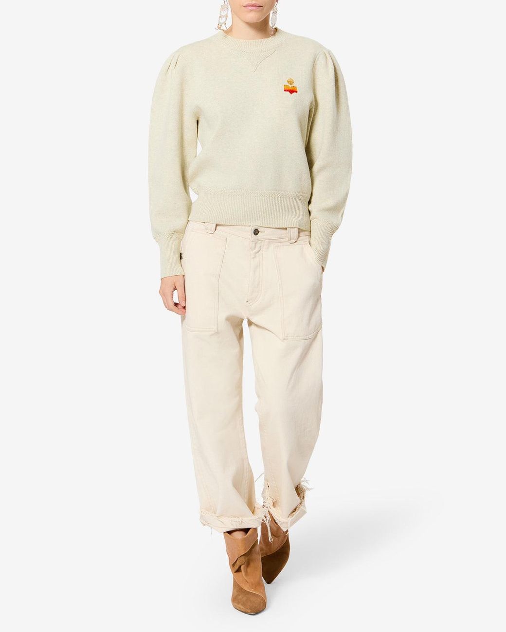 Isabel Marant White Kelaya Sweater