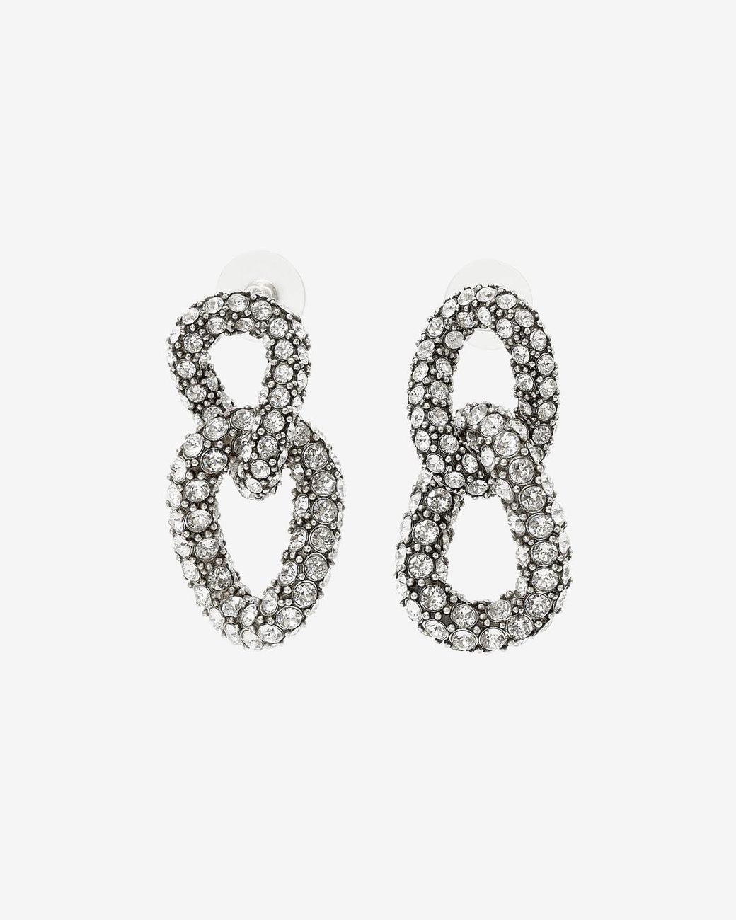 Orecchini Funky Ring di Isabel Marant in White