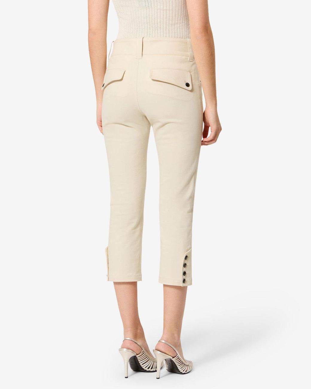 Isabel Marant White Berna Pants