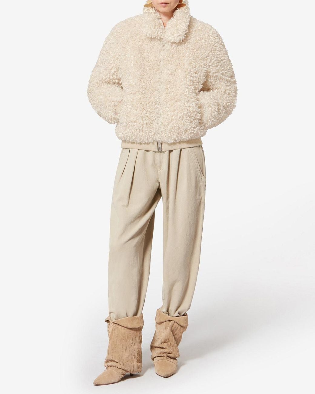 Isabel Marant White Tayma Coat